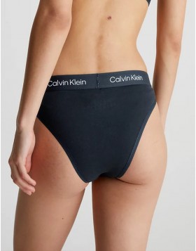 Calvin Klein μαύρο high waist brazilian σλιπ 000QF7223E.UB1