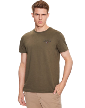Tommy Hilfiger πράσινο-χακί βαμβακερό αντρικό T-shirt UM0UM02916.RBN