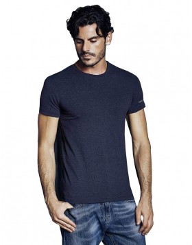 Κοντομάνικο T-shirt μελανζέ σκούρο μπλε (blu) Enrico Coveri ET1504