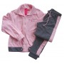 Naj-Oleari fleece ροζ ζακέτα με γκρι παντελόνι κωδ.97 - Themooncat.com